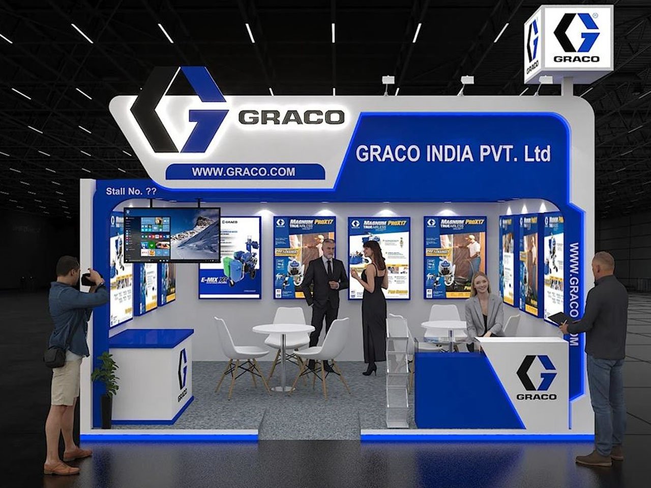 Exhibition stall showcase 5